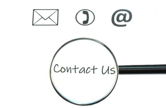 email, phone, contact us