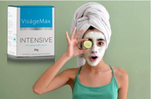 VisageMax, kobieta z maską na twarz