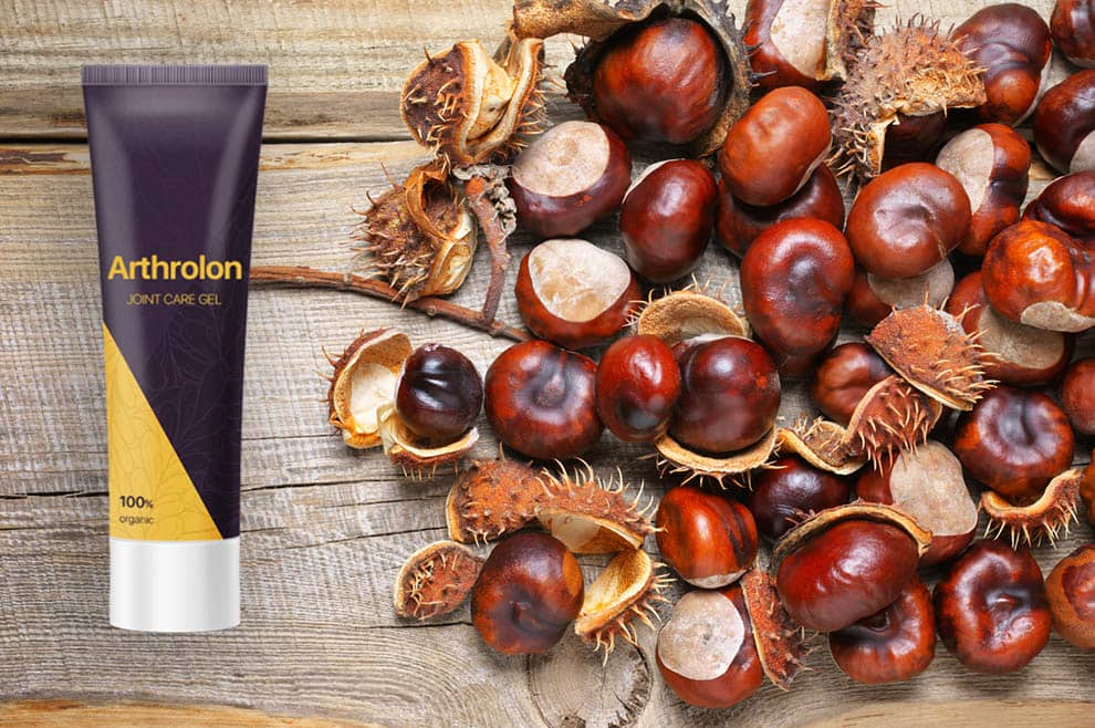 fresh horse chestnuts, Arthrolon gel