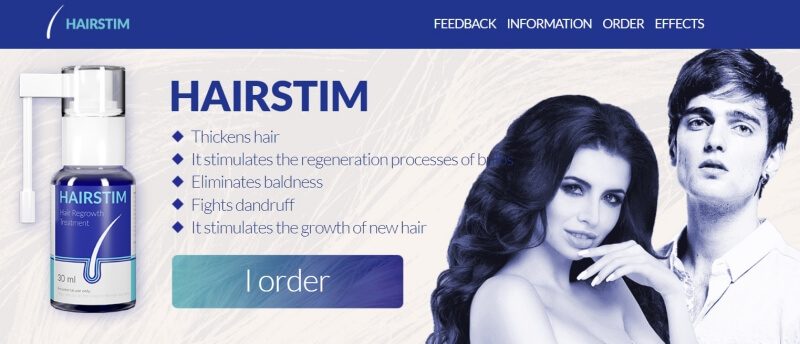 hairstim spray results, hair loss