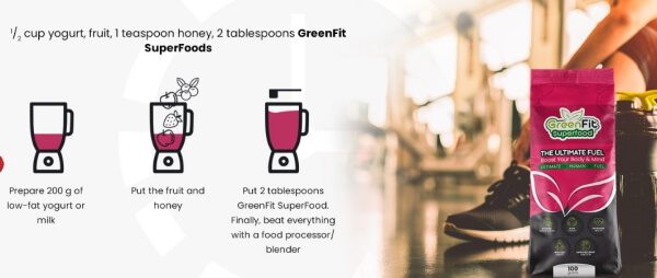 greenfit superfood usage