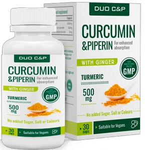 Duo C&P Curcumin & Piperin 30 Capsules Review