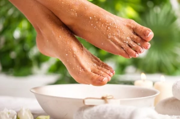 feet fungus, skin, nails, tea